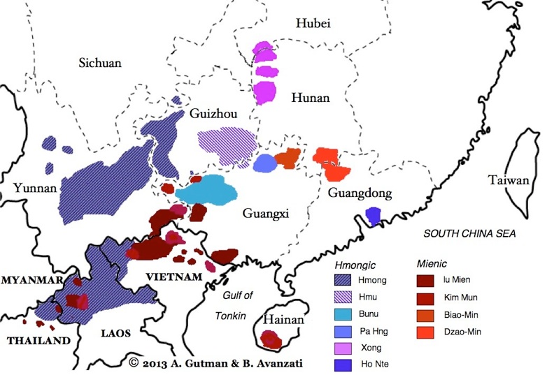 Hmong People Map Hmong Corregido 